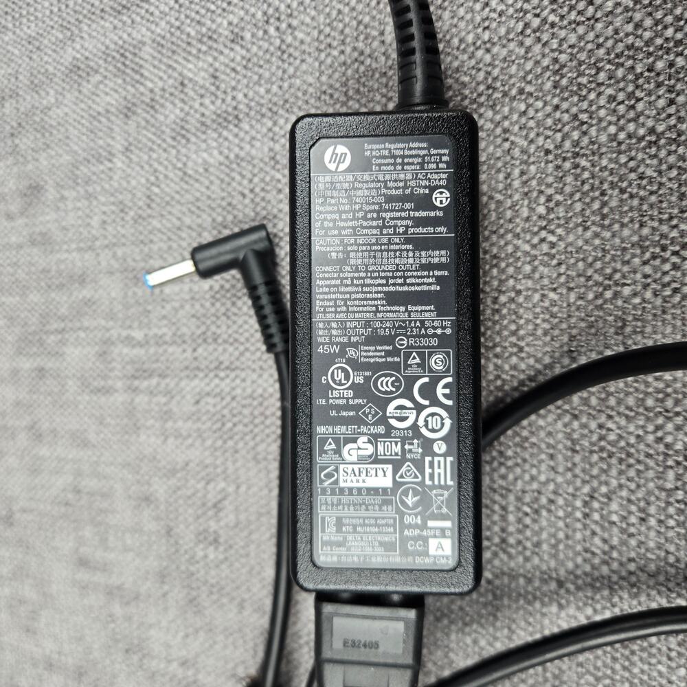 HP Laptop Power Cord Charger